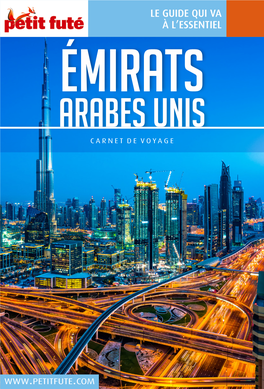 Émirats Arabes Unis CARNET DE VOYAGE