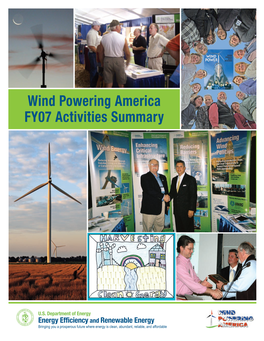 Wind Powering America FY07 Activities Summary