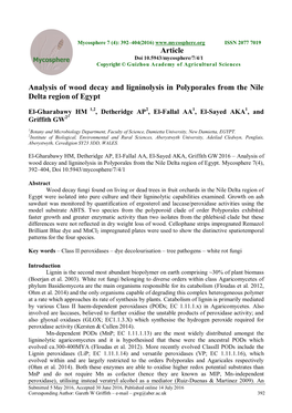 Analysis of Wood Decay and Ligninolysis in Diverse Polyporales