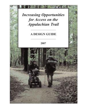 Increasing Opportunities for Access on the Appalachian Trail