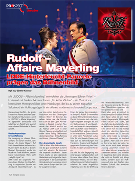 Rudolf – Affaire Mayerling