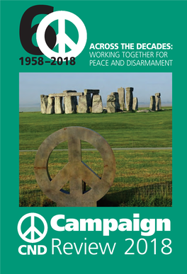 1958–2018 Peace and Disarmament