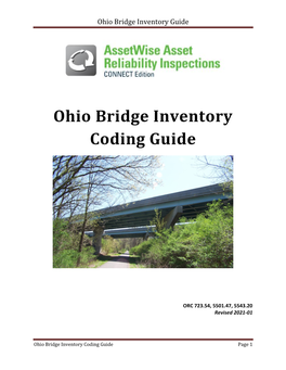 Ohio Bridge Inventory Guide