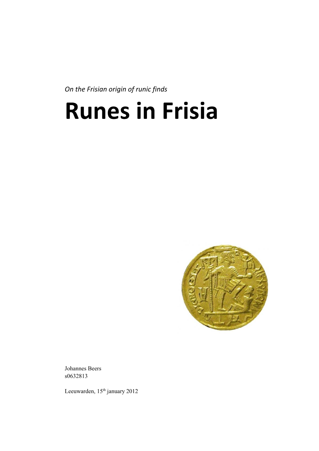 Runes in Frisia