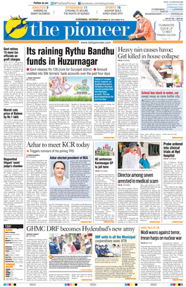 Its Raining Rythu Bandhu Funds in Huzurnagar