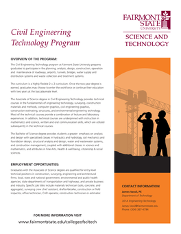 Civil Engineering Technology Program