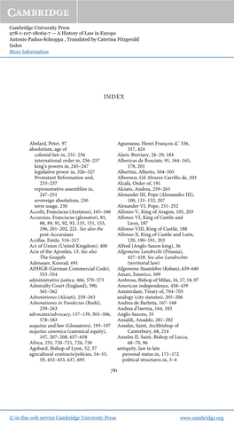 Abelard, Peter, 97 Absolutism, Age of Colonial Law In, 251-256