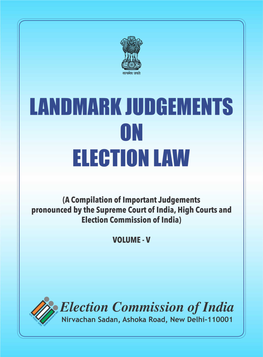Landmark Judgements on Election Law