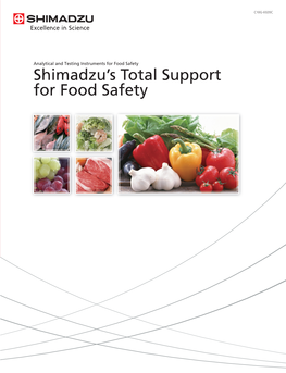 C10G-E020C Shimadzu's Total Support for Food Safety