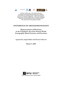 Conference on Archaeomusicology