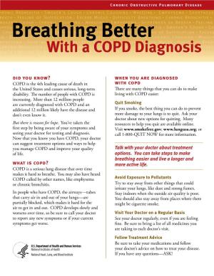 Breathing Better with a COPD Diagnosis