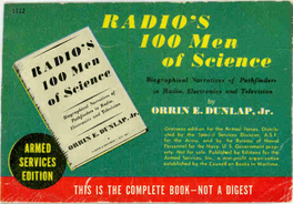 RADIO's 100 Men of Scie