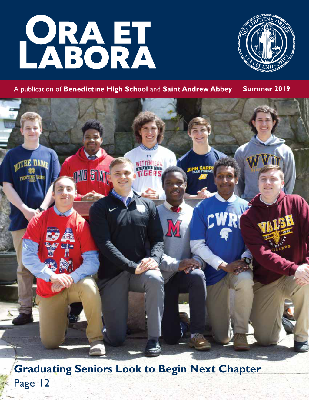 Graduating Seniors Look to Begin Next Chapter Page 12 Ora Et