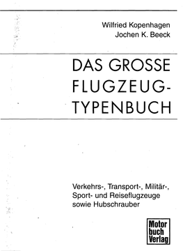 Das Grosse Flugzeug- Typenbuch