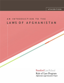Laws of Afghanistan