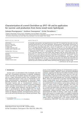 Characterization of a Novel Clostridium Sp. Sp17eb1 and Its Application Ability
