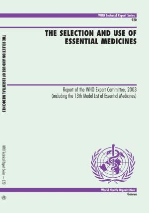 The Selection and Use of Essential Medicines