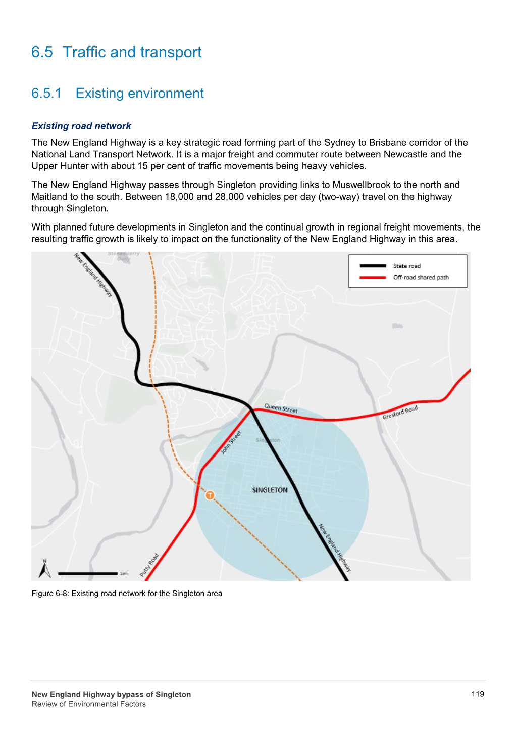 New England Highway Bypass of Singleton 119 Review of Environmental Factors