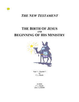 The New Testament the Birth of Jesus