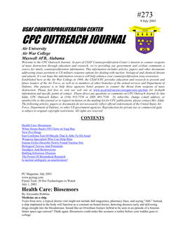 CPC Outreach Journal #273