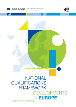 National Qualifications Framework Developments in Anniversary Edition Europe