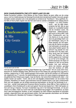 Jazz in Blik 10. Dick Charlesworth, Doctor Jazz En De 1E Commerciële Jazzplaat