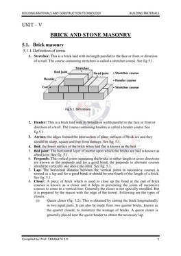 Brick and Stone Masonry 5.1