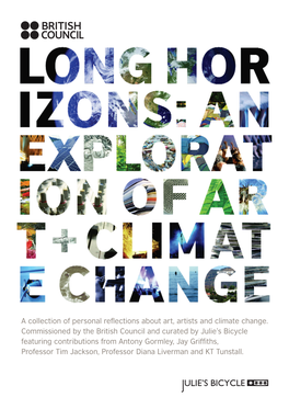 A Collection of Personal Reflections About Art, Artists and Climate Change