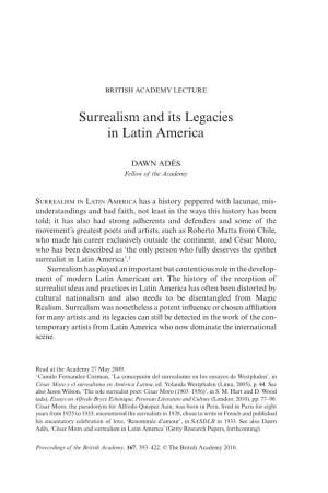 Surrealism and Its Legacies in Latin America