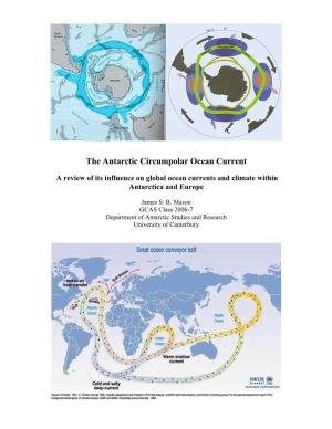 The Antarctic Circumpolar Ocean Current