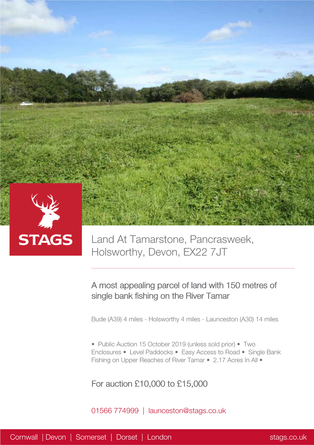 Land at Tamarstone, Pancrasweek, Holsworthy, Devon, EX22 7JT