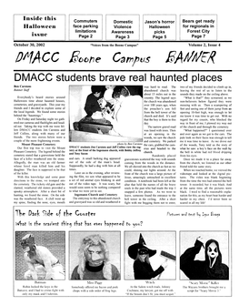 October 30, 2002 Boone Banner Page