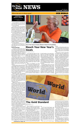 January 2015 | Section a Where the News Is Always Good! Our WORLD