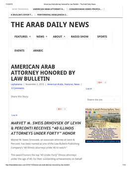 The Arab Daily News