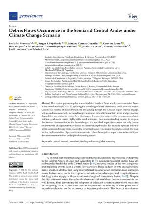 Debris Flows Occurrence in the Semiarid Central Andes Under Climate Change Scenario