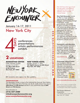 NY Encounter Program 2011.Pdf