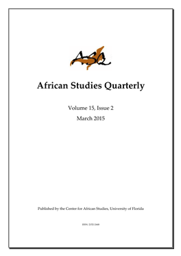 African Studies Quarterly