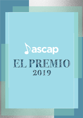 2019 El Premio ASCAP Program Book