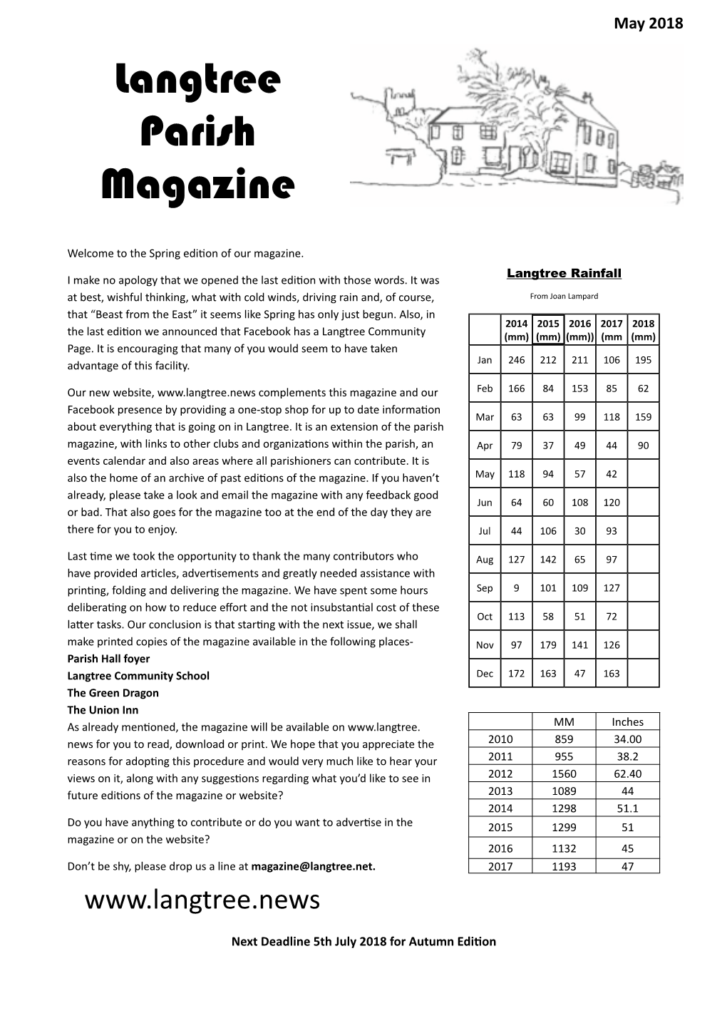 Langtree Parish Magazine