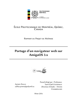 Portage D'un Navigateur Web Sur Amigaos