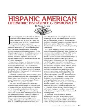 Hispanic American Literature, Small, Independent Presses That Rely Upon U.S