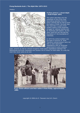 The Atjeh War 1873-1913