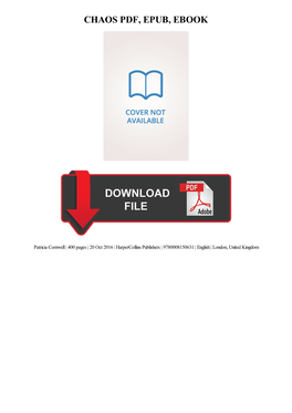 PDF Download Chaos Ebook