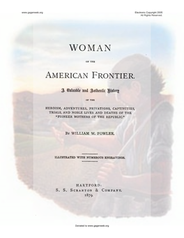 Women on the Frontier