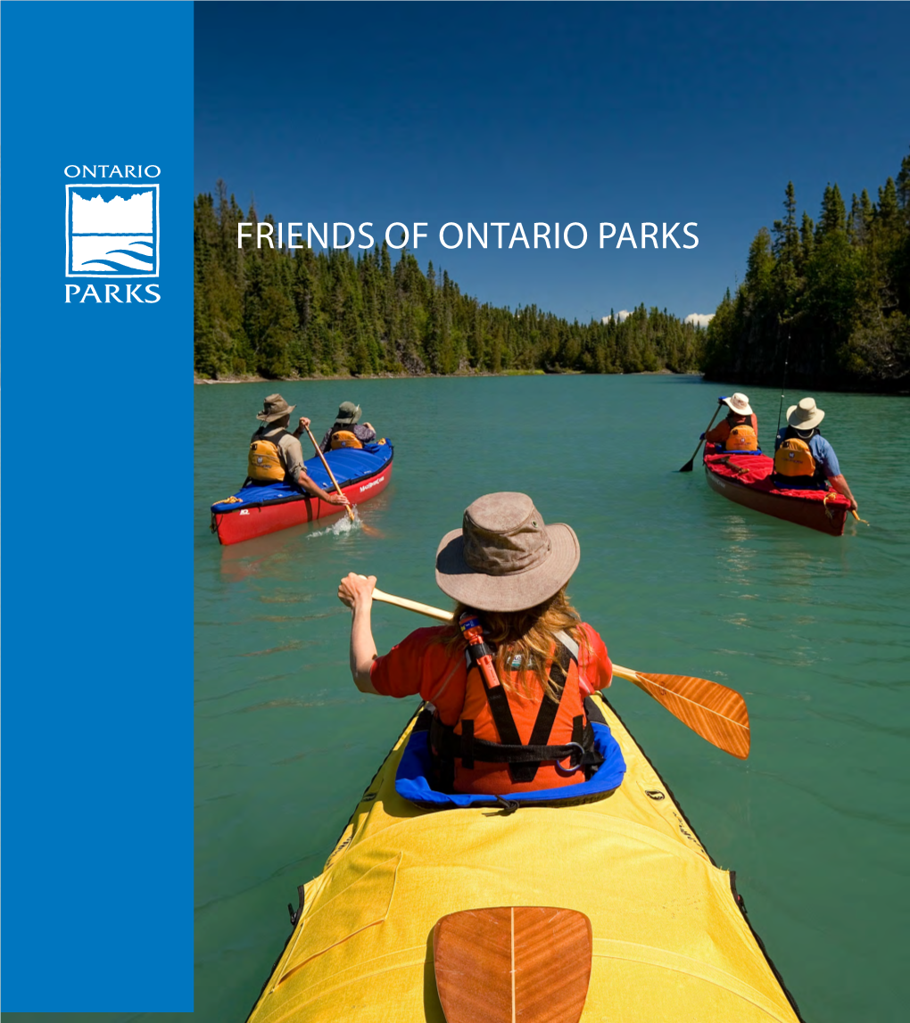 Friends of Ontario Parks Capacity Building Toolkits