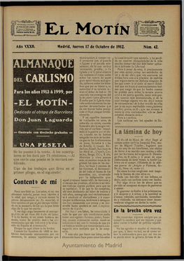 El Motín. 17 De Octubre De 1912