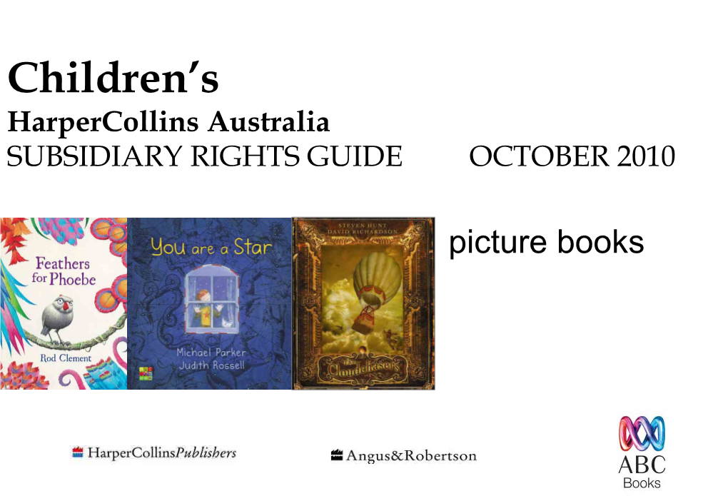 Children's Harpercollins Australia