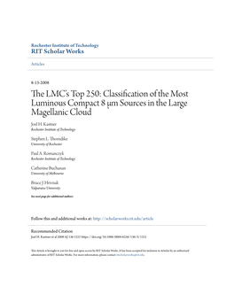 Classification of the Most Luminous Compact 8 Μm Sources in the Large Magellanic Cloud Joel H