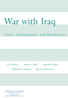 War with Iraq with War