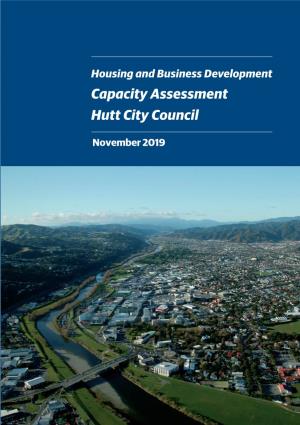 Housing and Business Development Capacity Assessment Hutt City Council